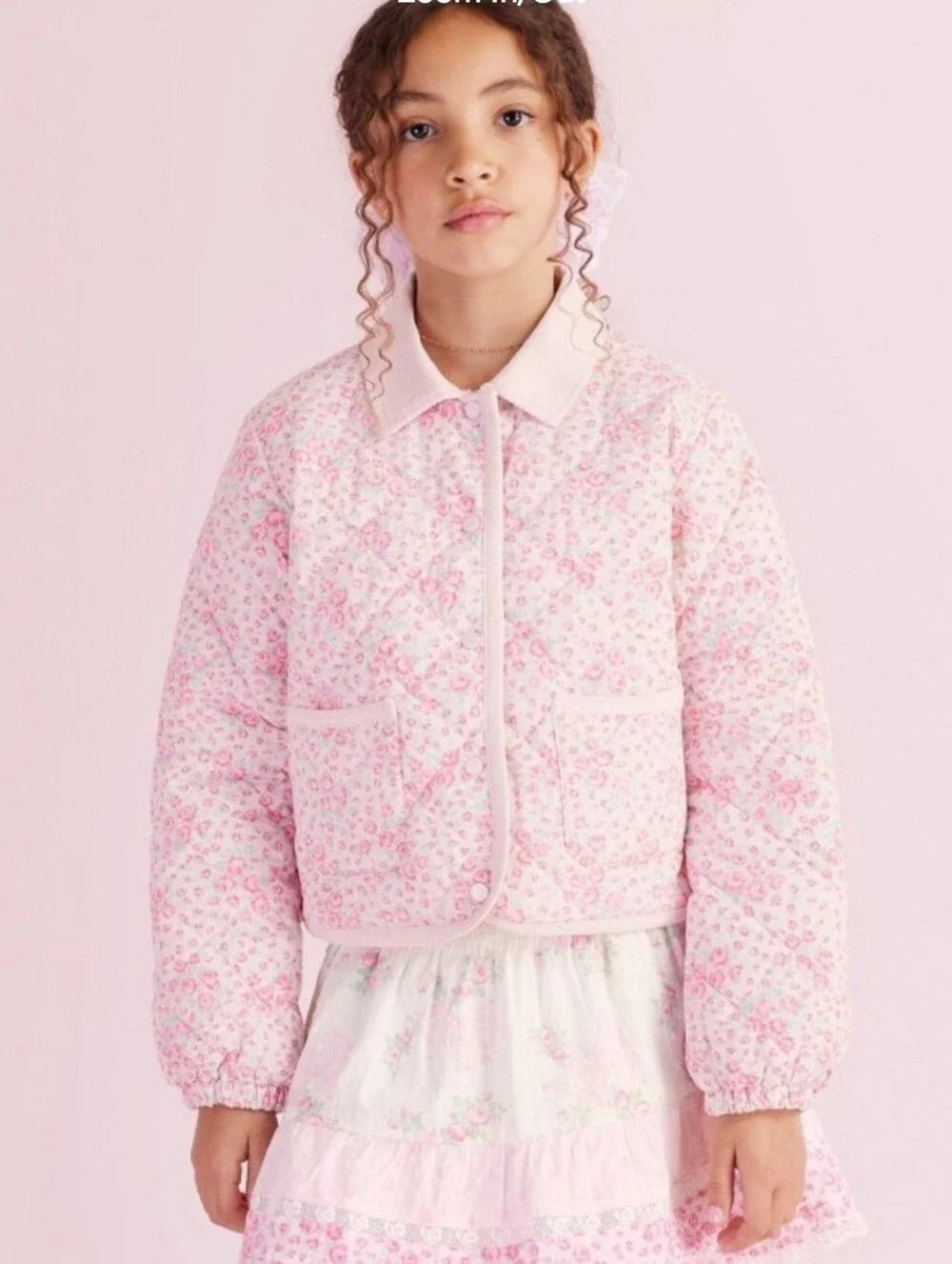 Target X LoveShackFancy Heart Quilted Barn Jacket Rose Pink XL